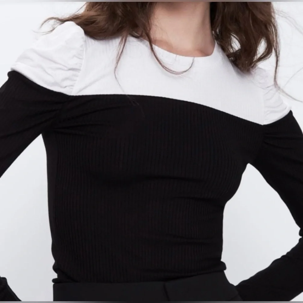 Zara ribbed puff